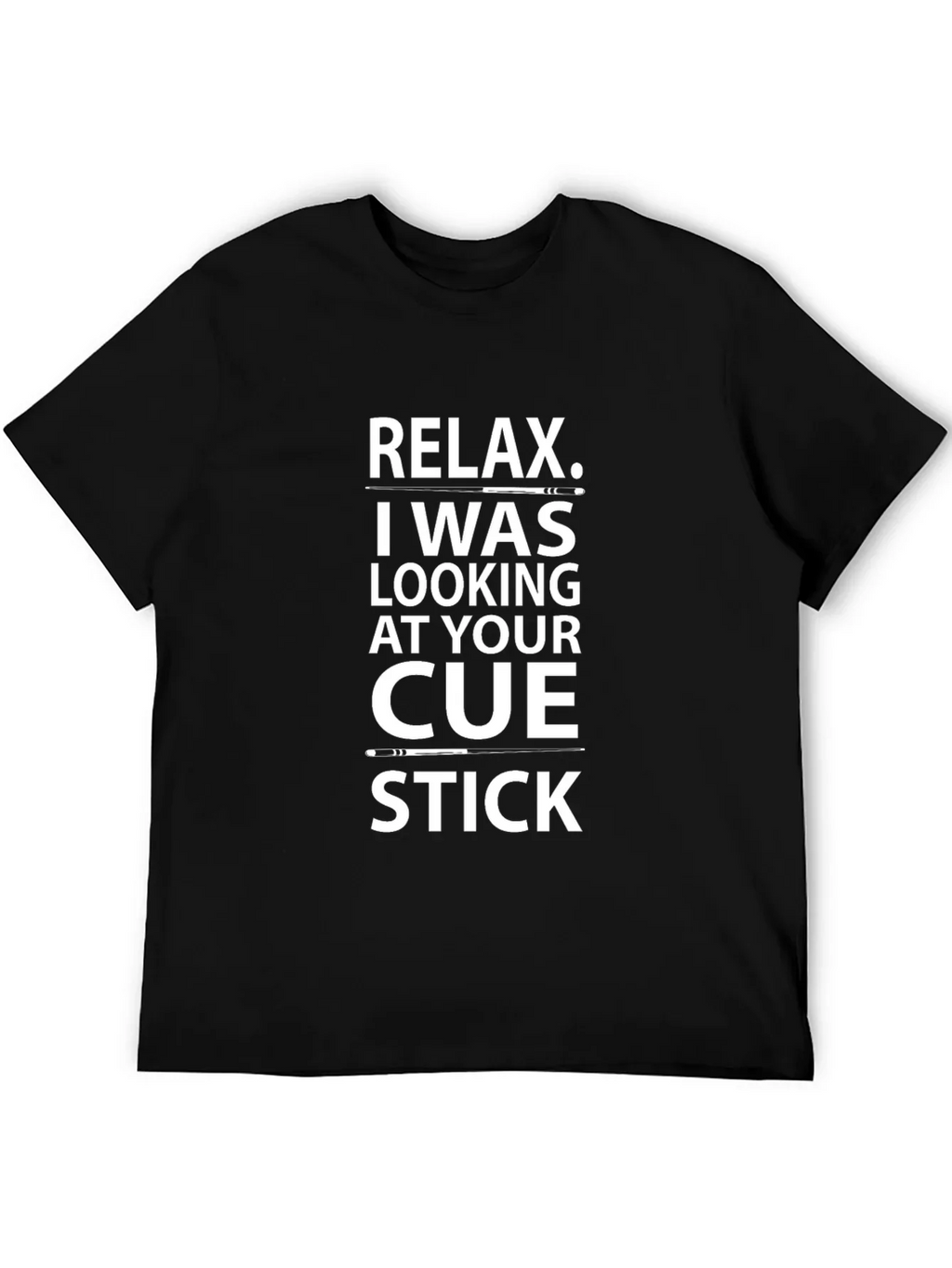 Relax Cue Stick T-Shirt - Novelty Billiards Tee product image 5