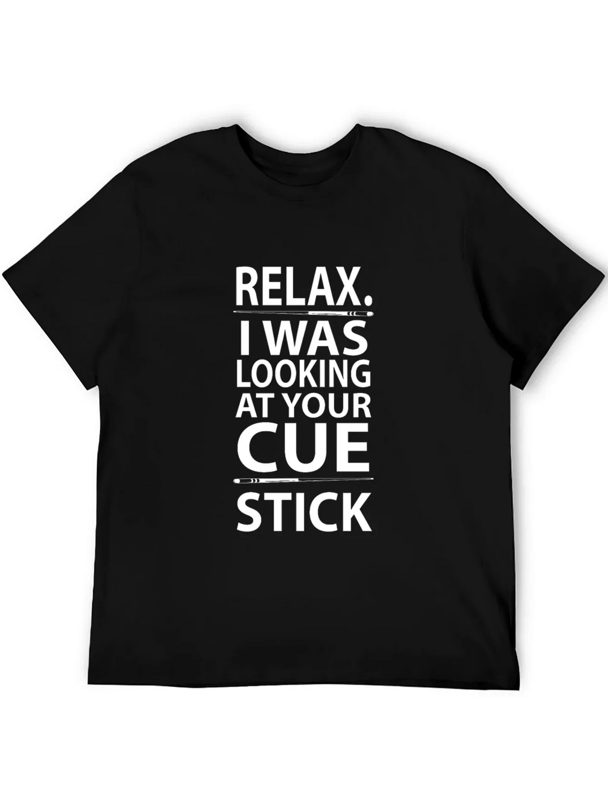 Relax Cue Stick T-Shirt - Novelty Billiards Tee product image 5