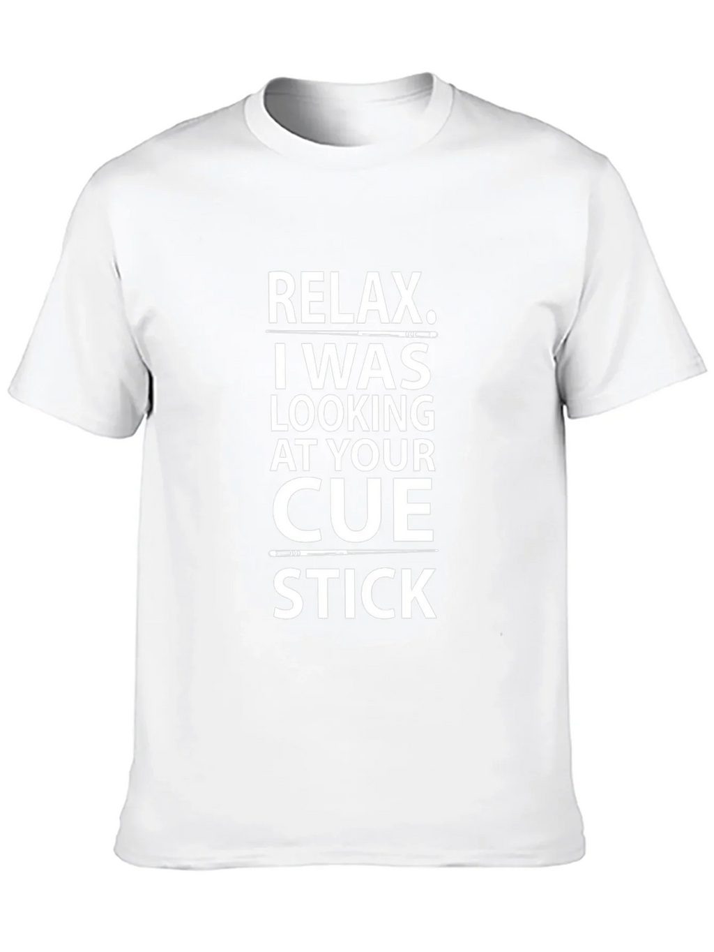 Relax Cue Stick T-Shirt - Novelty Billiards Tee product image 9