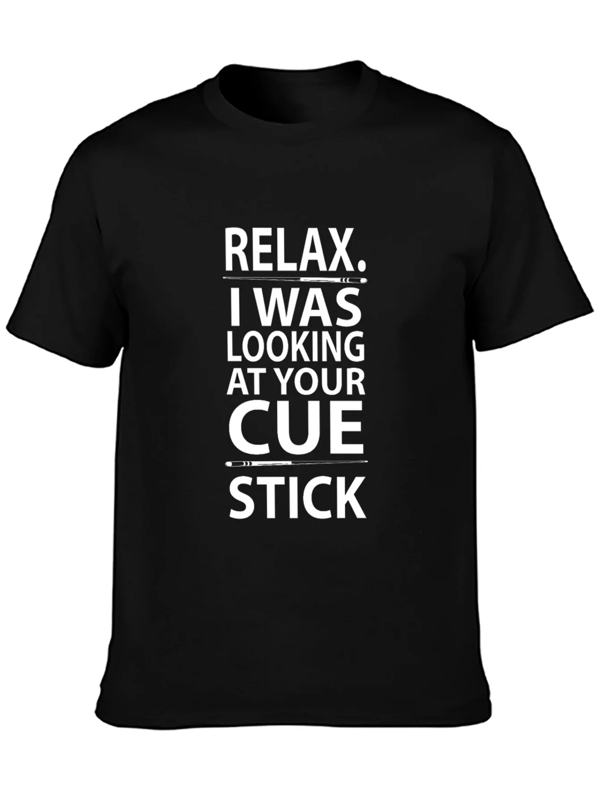 Relax Cue Stick T-Shirt - Novelty Billiards Tee product image 3