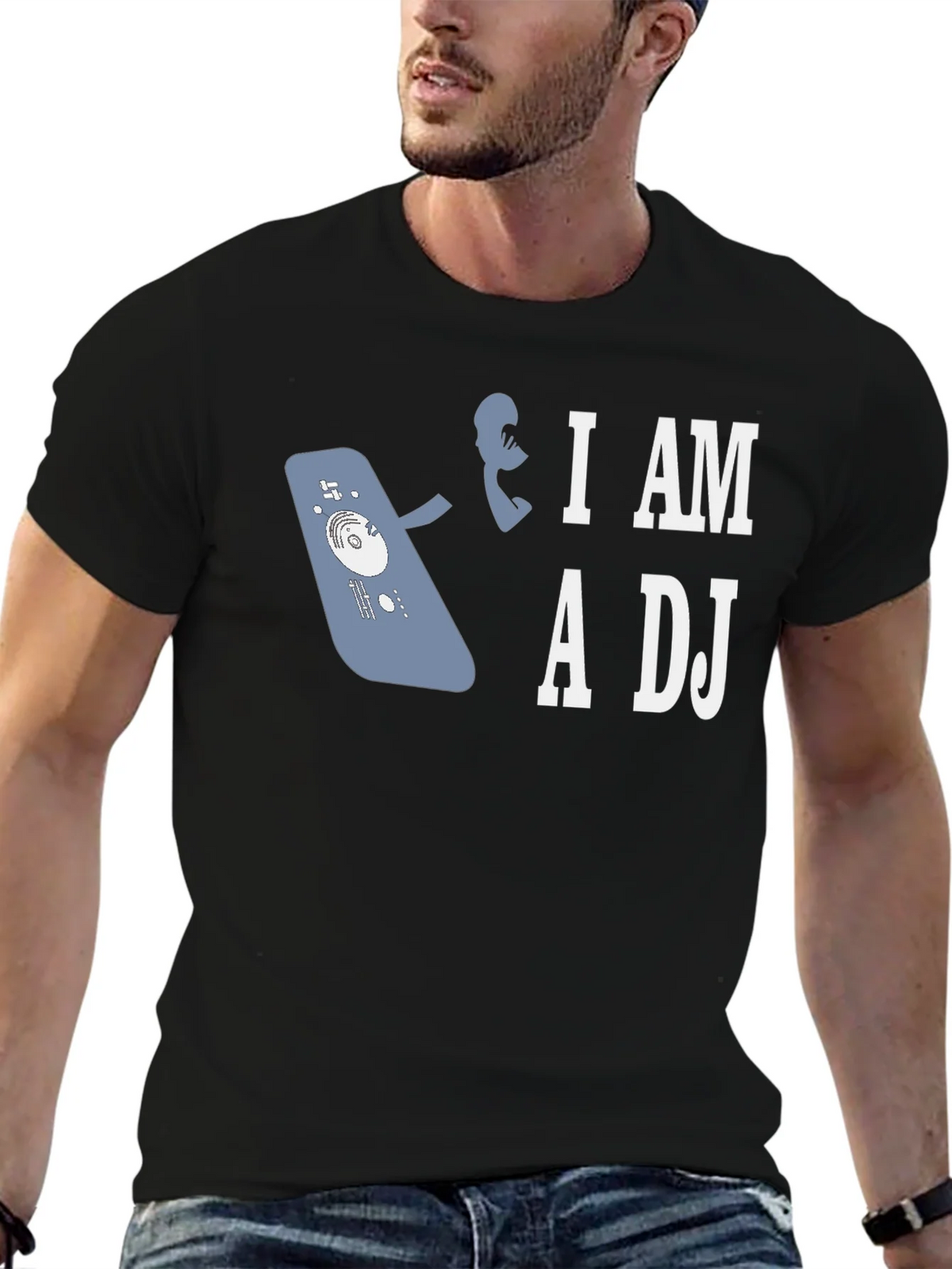 I AM A DJ Graphic T-Shirt product image 6