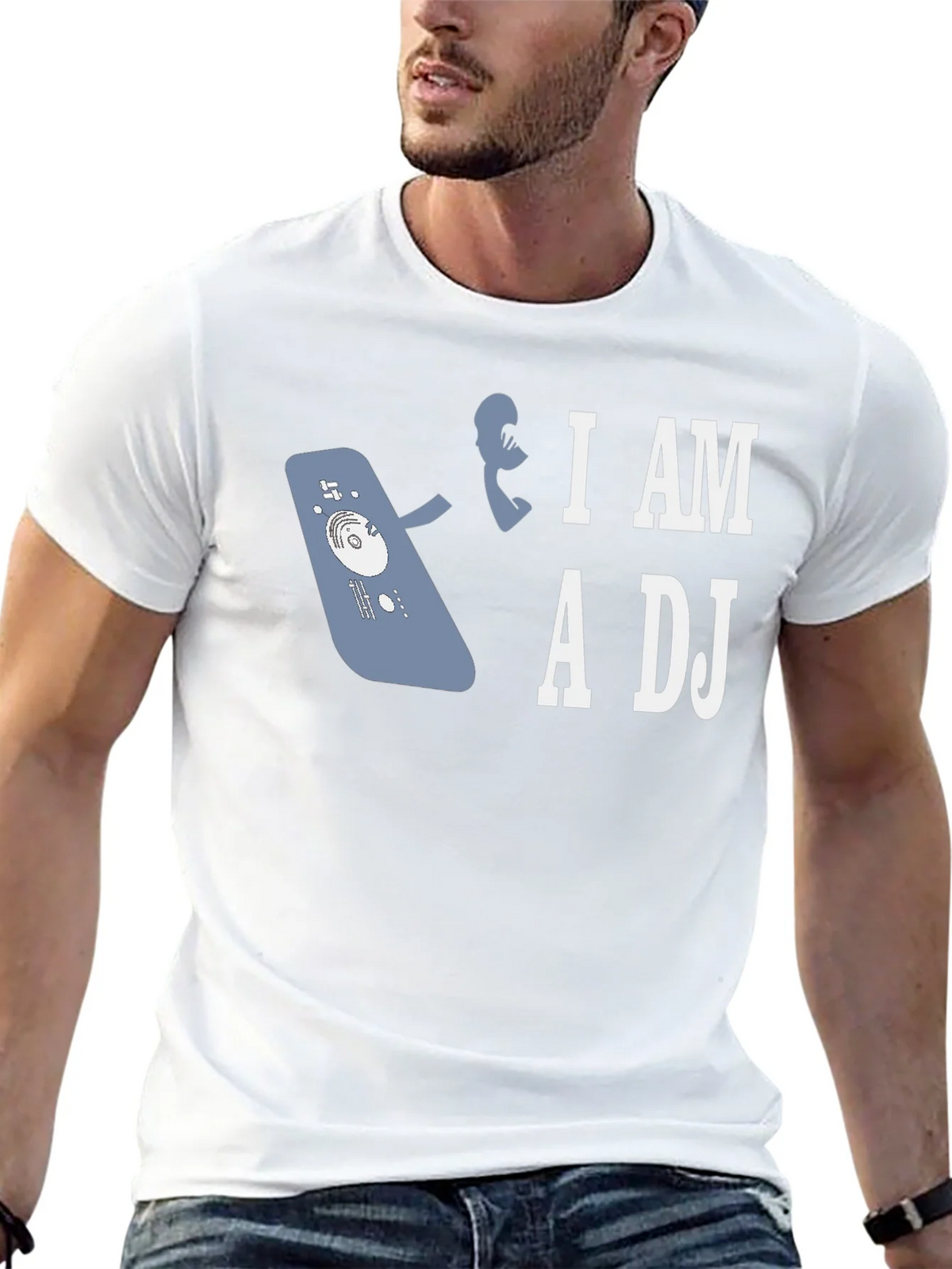 I AM A DJ Graphic T-Shirt product image 12