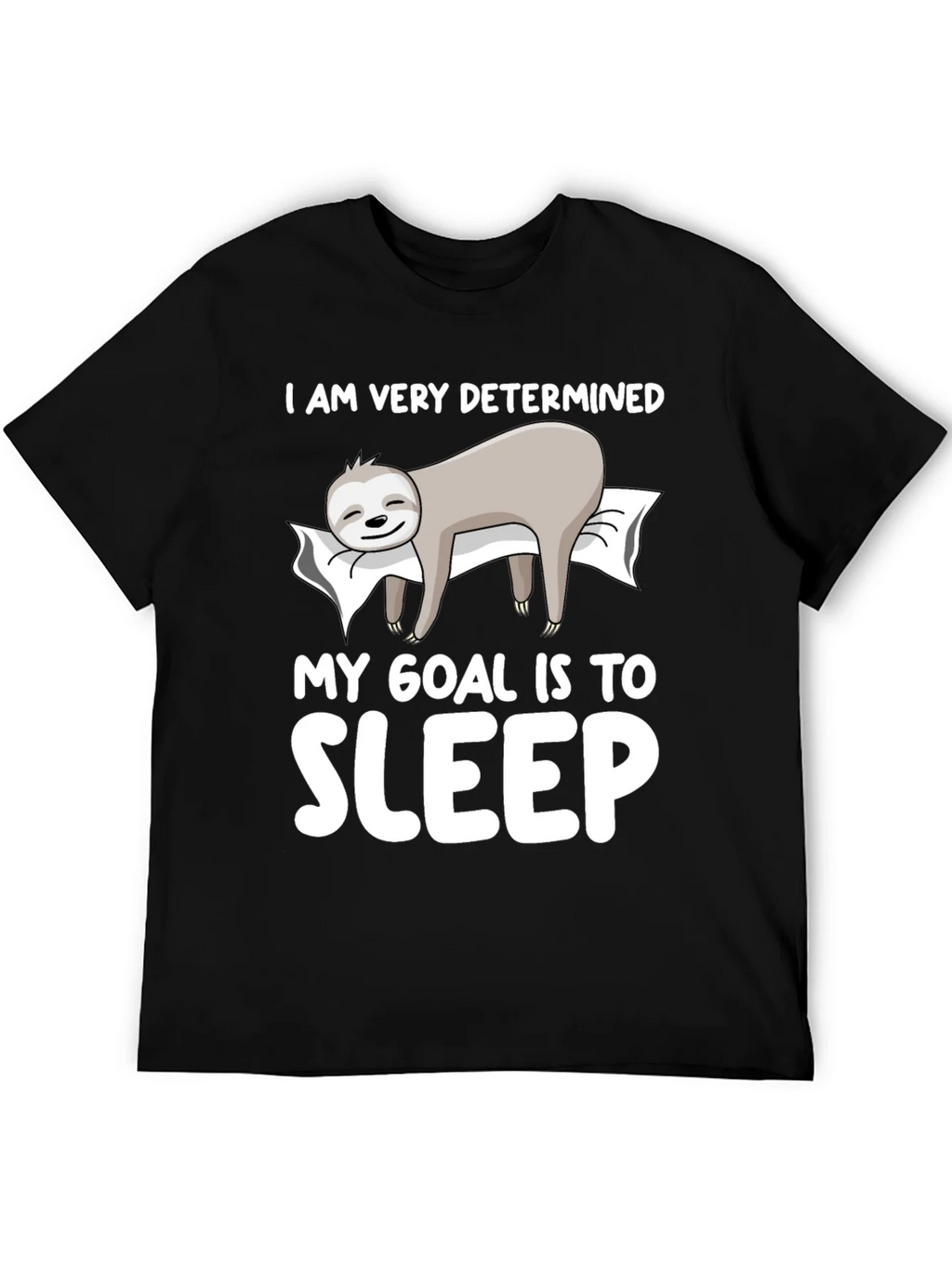 Determined to Sleep Sloth Graphic Tee