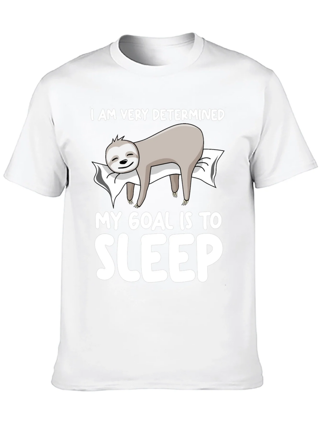 Determined to Sleep Sloth Graphic Tee