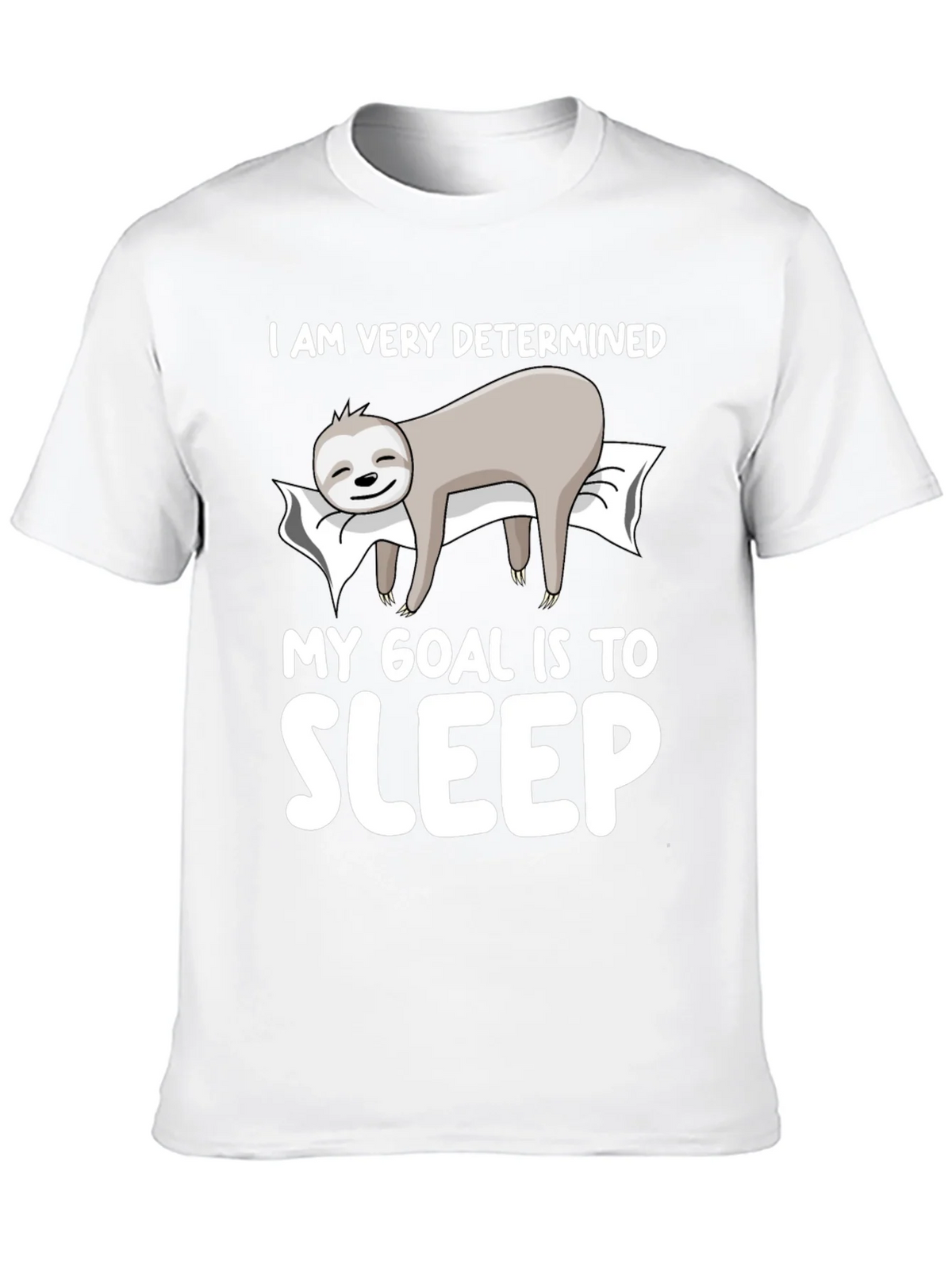 Determined to Sleep Sloth Graphic Tee