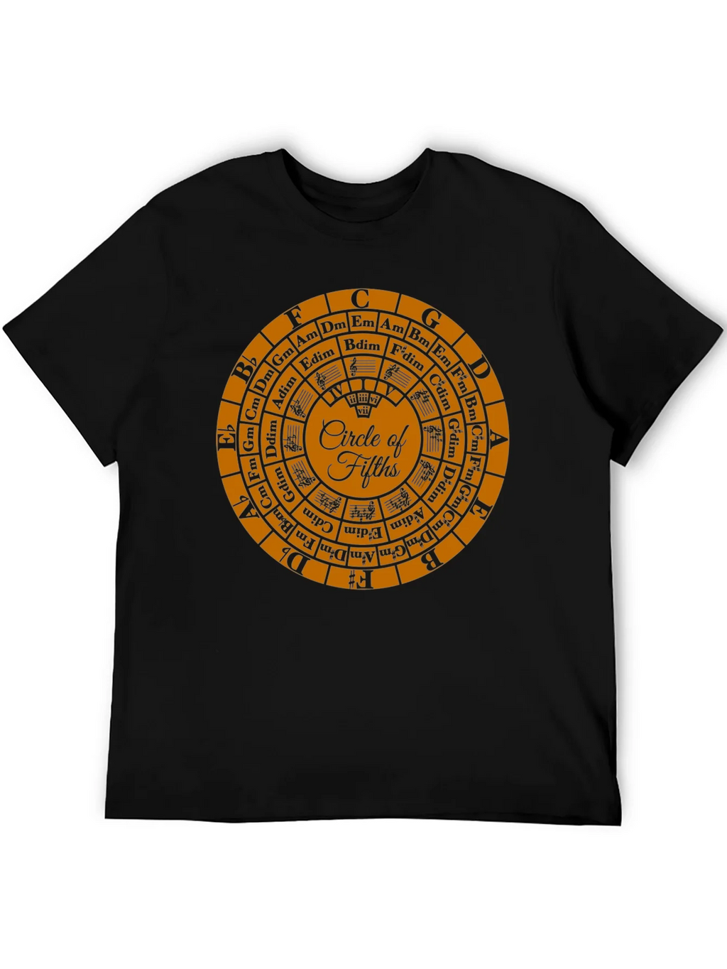 Circle of Fifths Graphic Tee - Music Theory Shirt product image 5