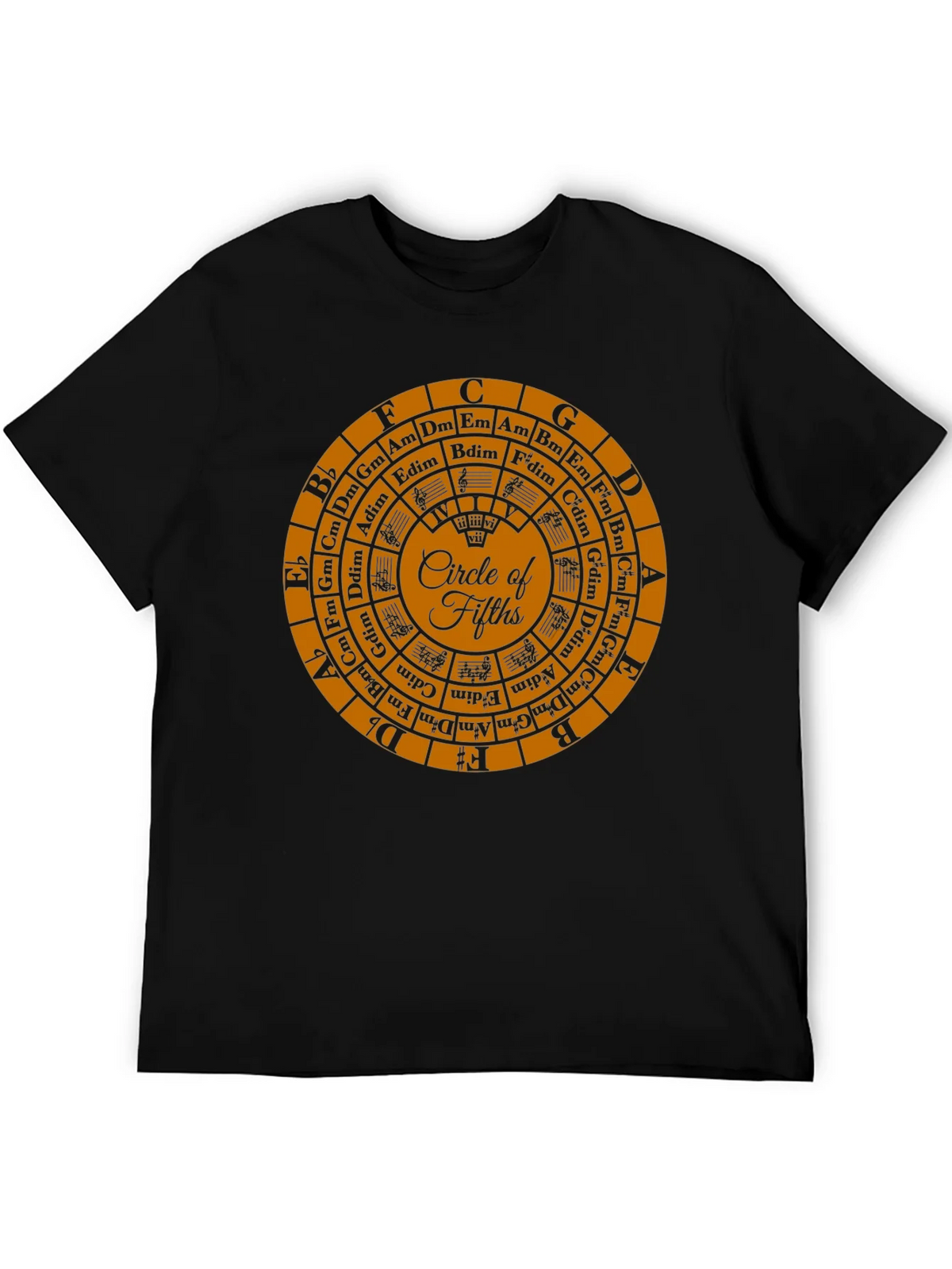 Circle of Fifths Graphic Tee - Music Theory Shirt product image 5
