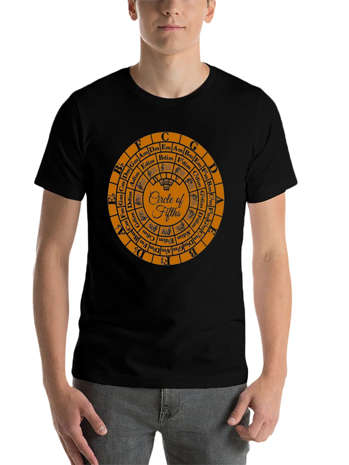 Circle of Fifths Graphic Tee - Music Theory Shirt product image 4