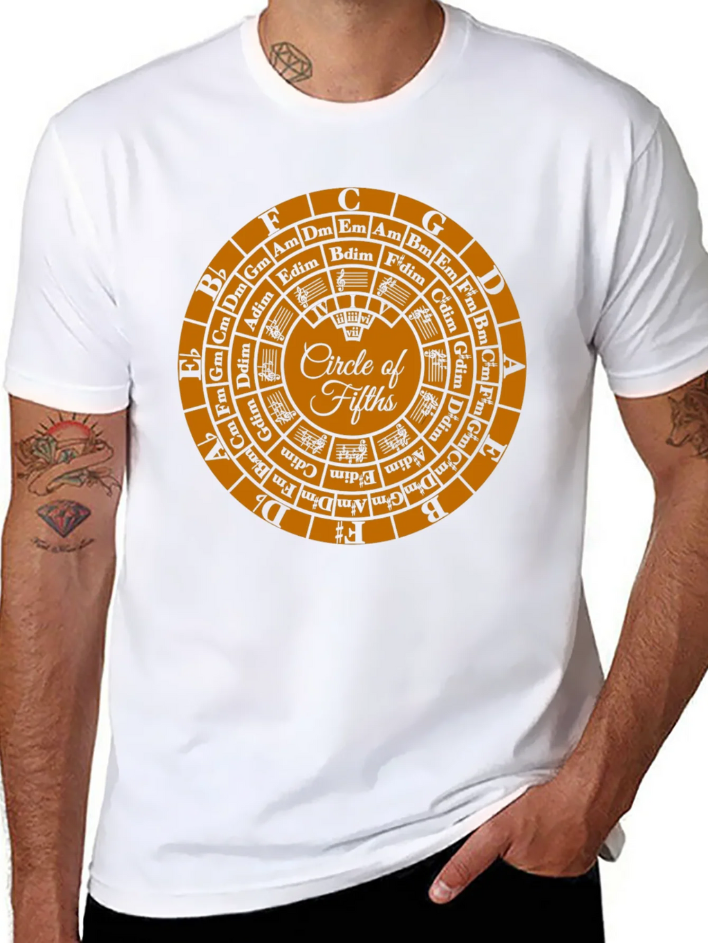 Circle of Fifths Graphic Tee - Music Theory Shirt product image 7