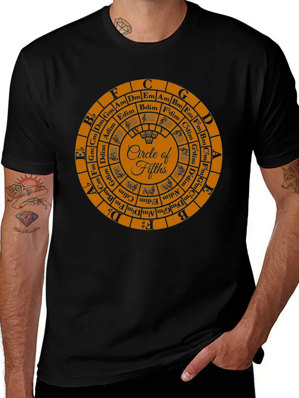 Circle of Fifths Graphic Tee - Music Theory Shirt product image 1