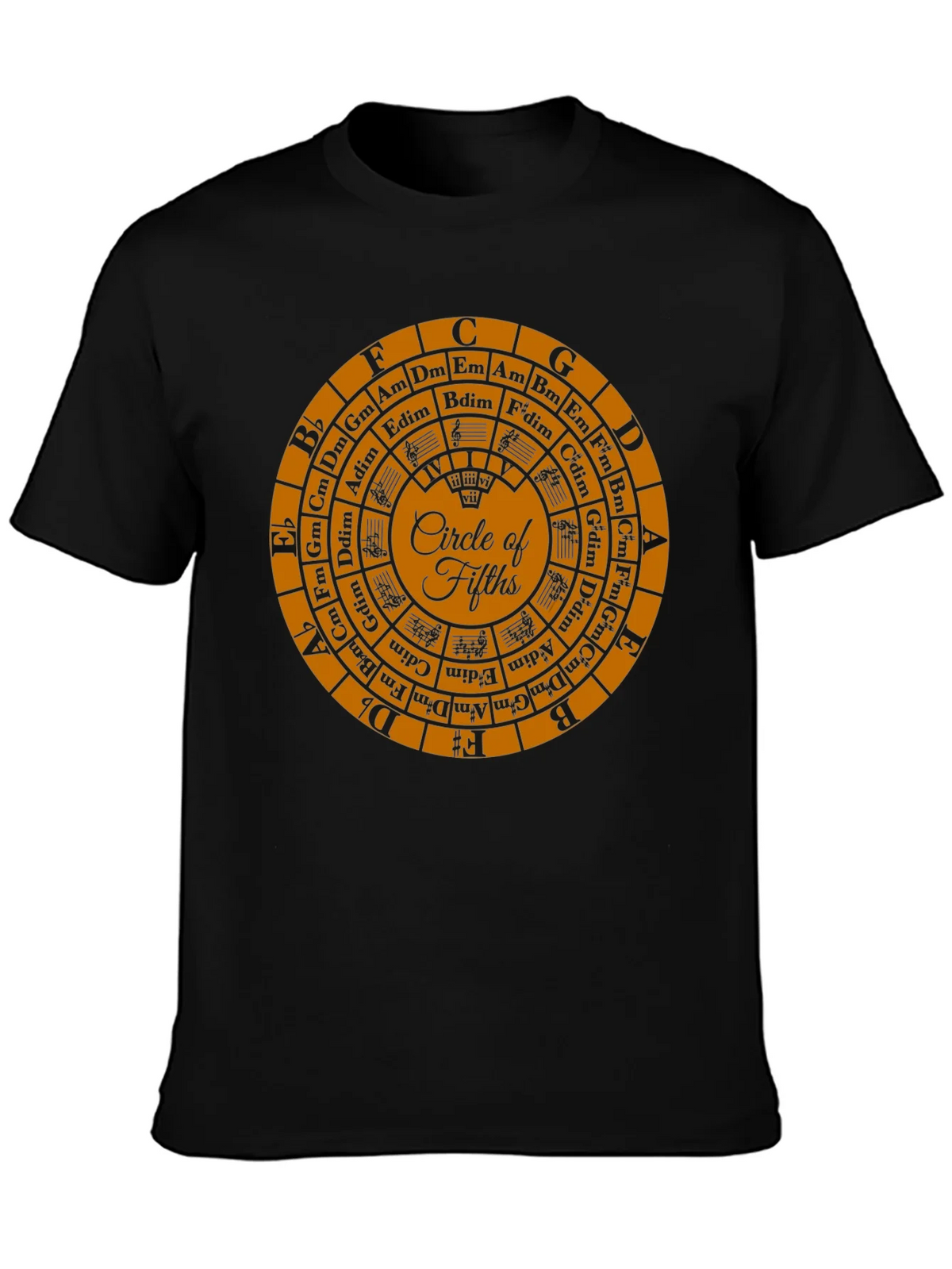 Circle of Fifths Graphic Tee - Music Theory Shirt product image 3