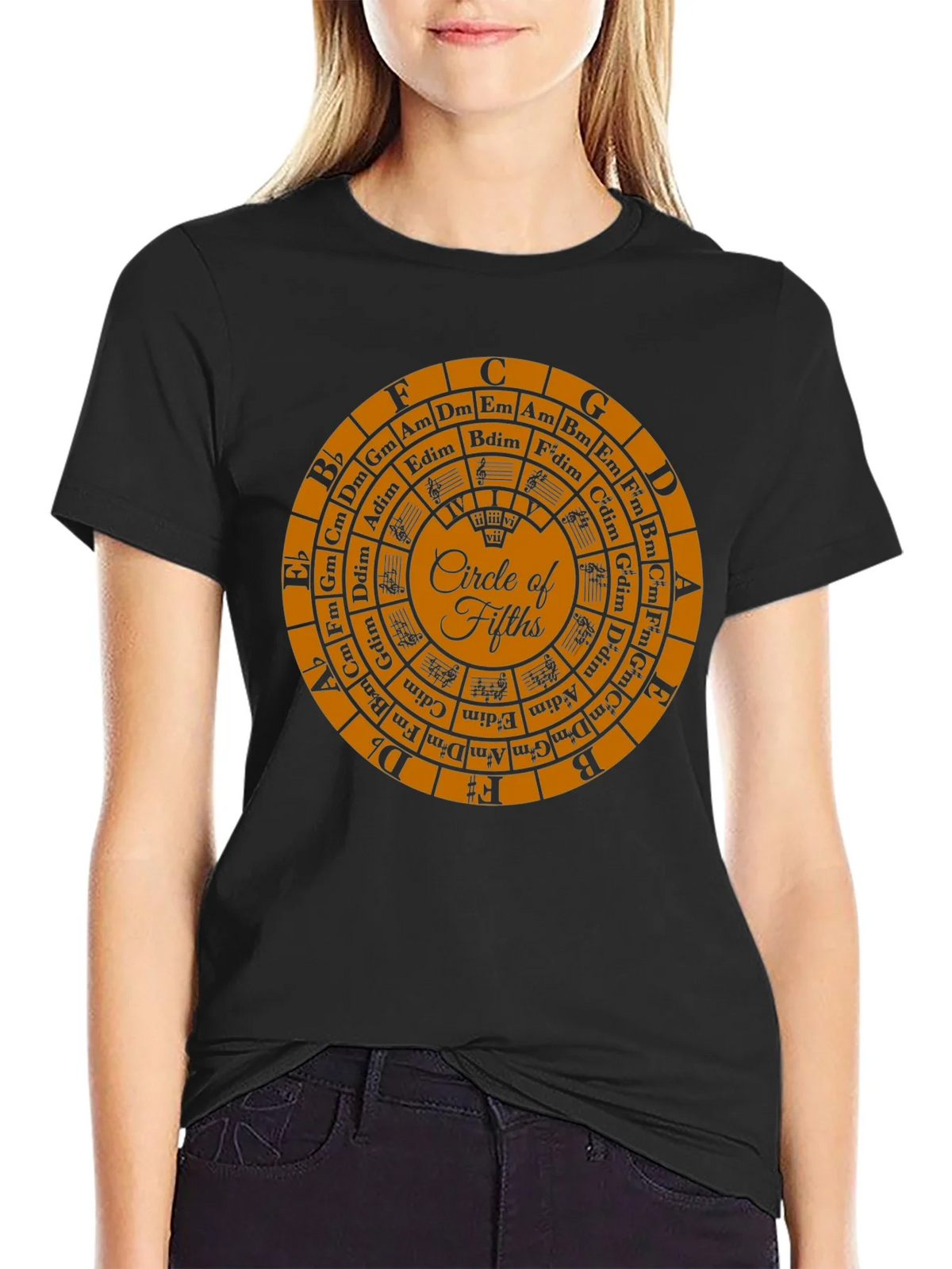 Circle of Fifths Graphic Tee - Music Theory Shirt product image 2