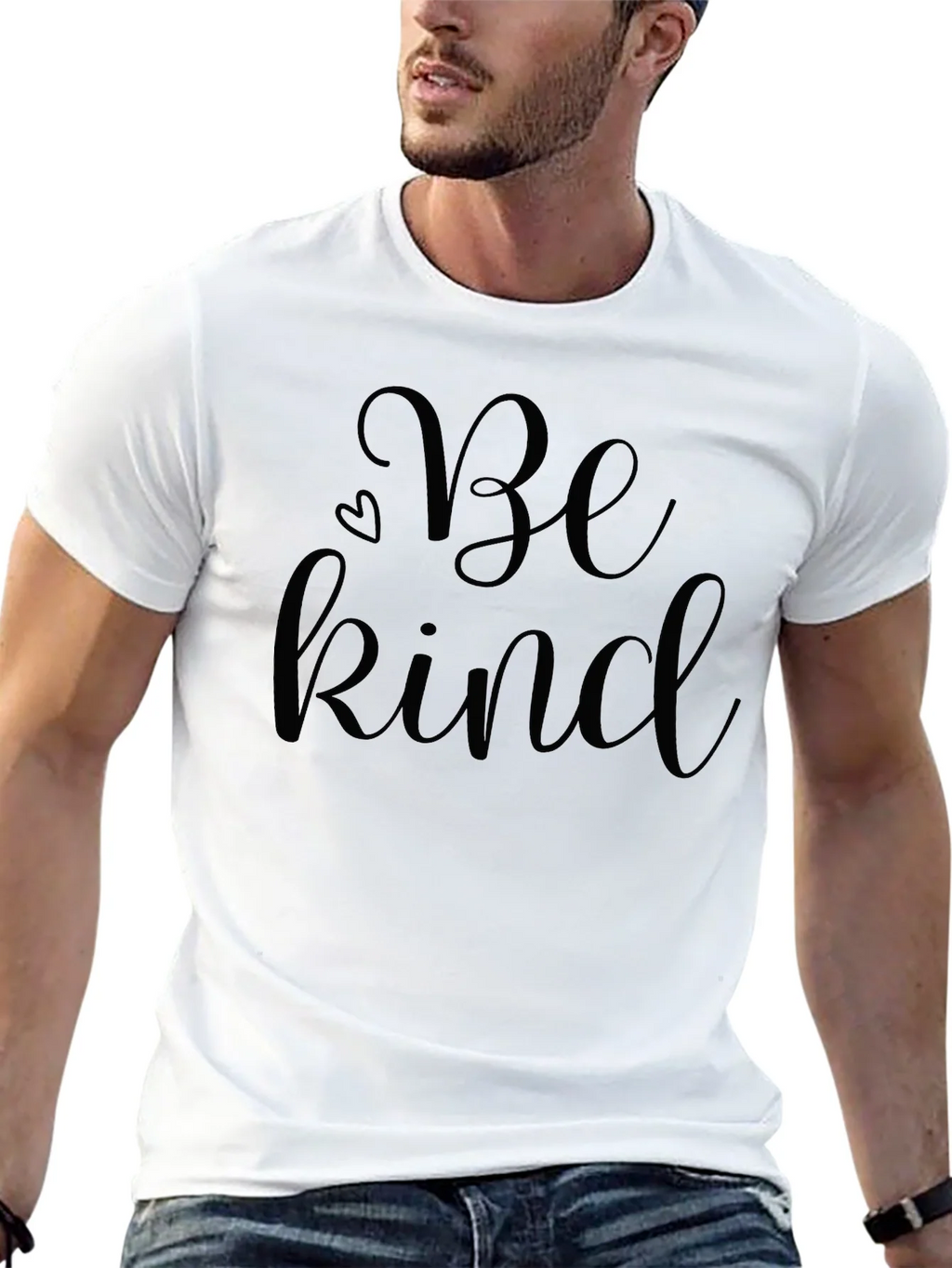 Be Kind Script Graphic Tee - Black product image 12