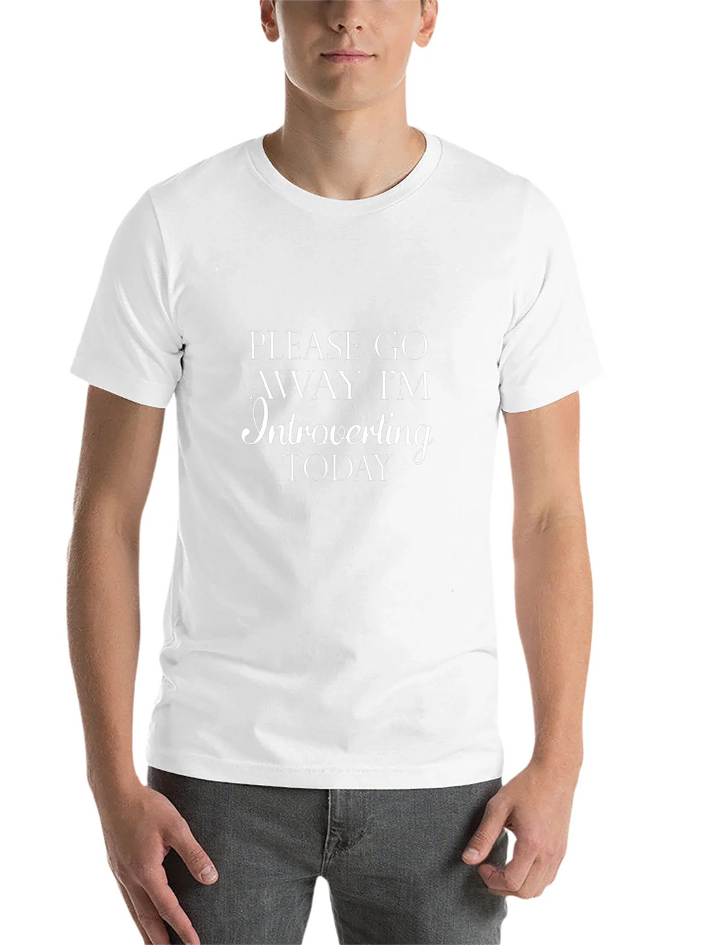 Introverting Today Graphic Tee - Black Cotton Shirt product image 10