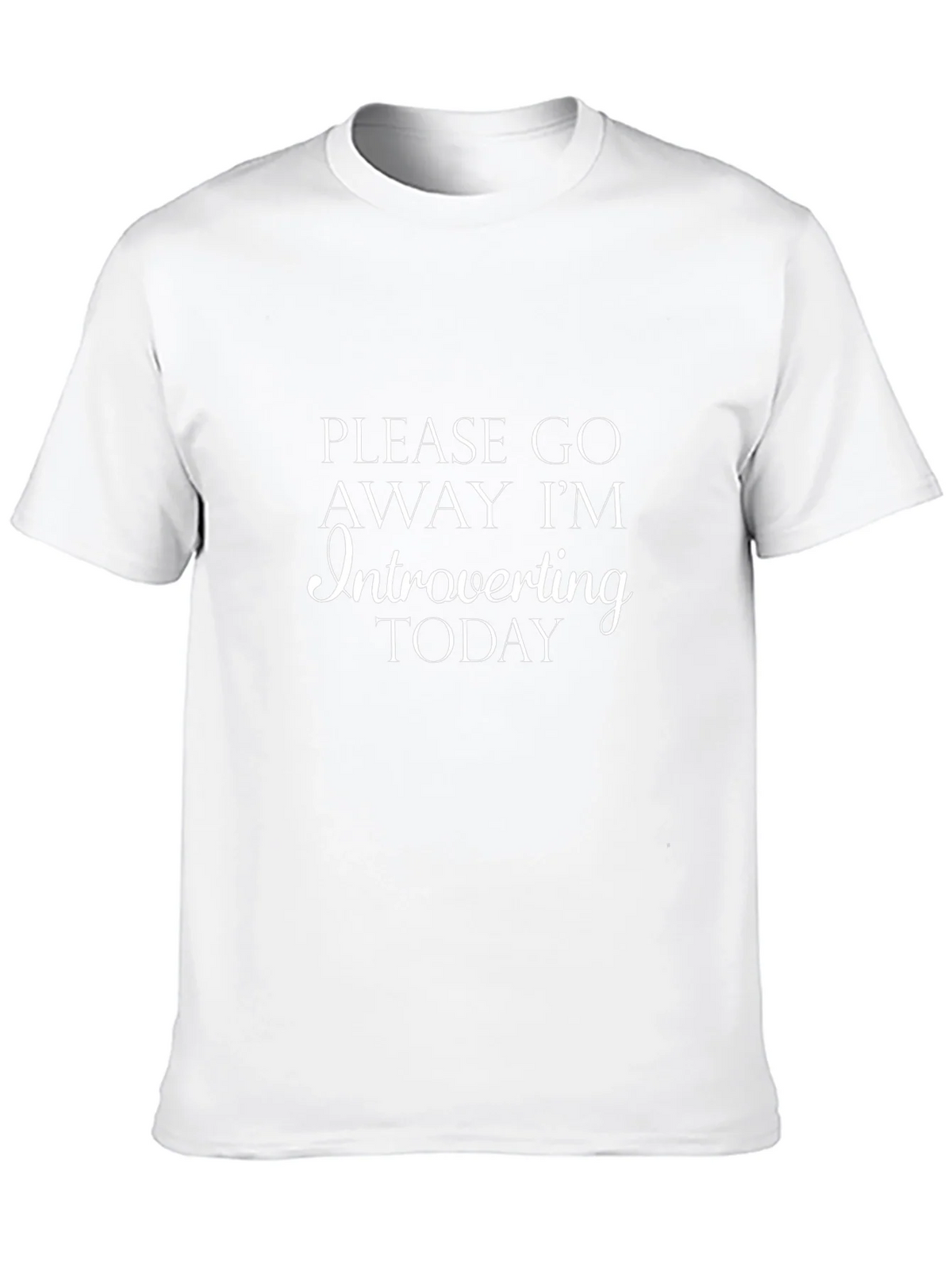 Introverting Today Graphic Tee - Black Cotton Shirt product image 9