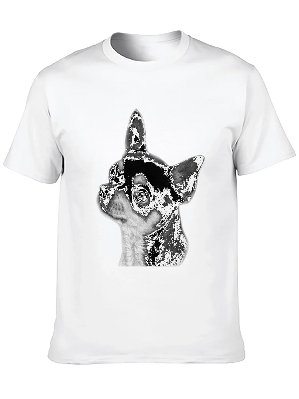 Chihuahua Dog Graphic Black T-Shirt product image 7