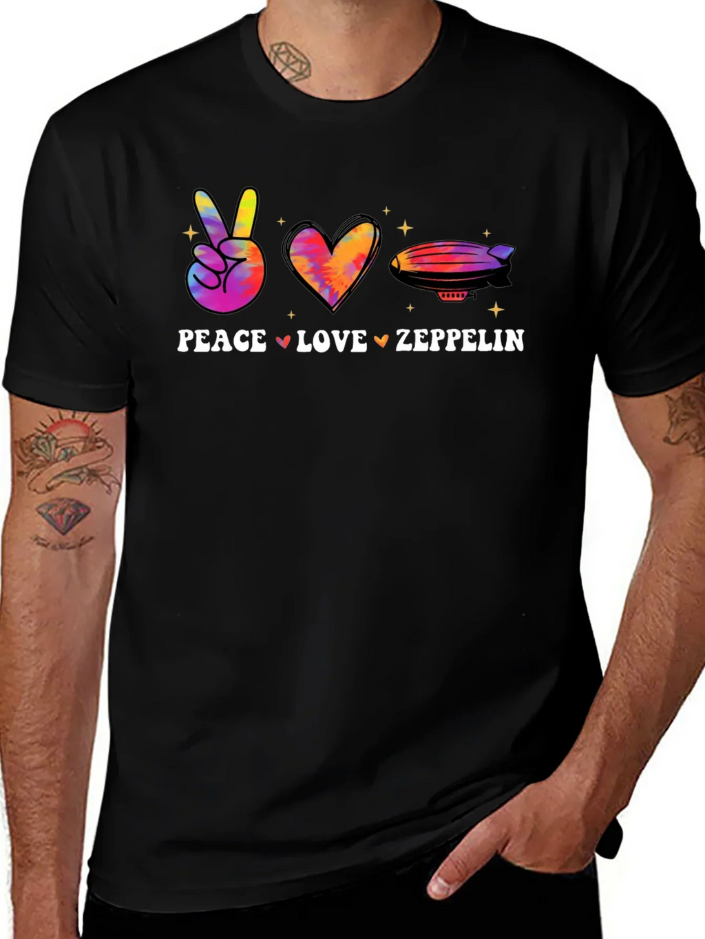 Peace Love Zeppelin Graphic Tee product image 1