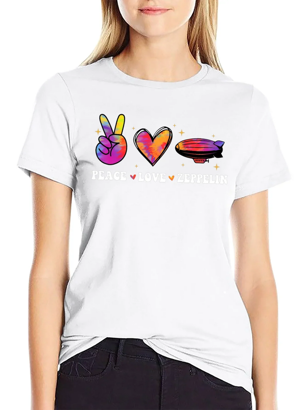 Peace Love Zeppelin Graphic Tee product image 8