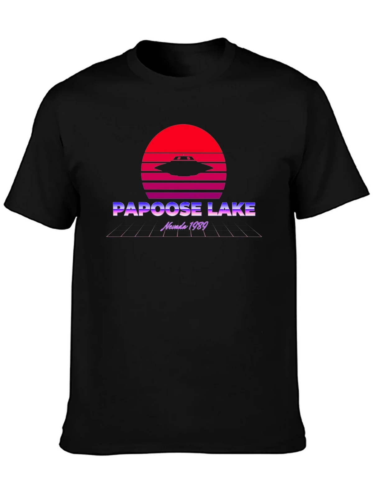 Papoose Lake UFO T-Shirt - Retro Nevada 1989 product image 3