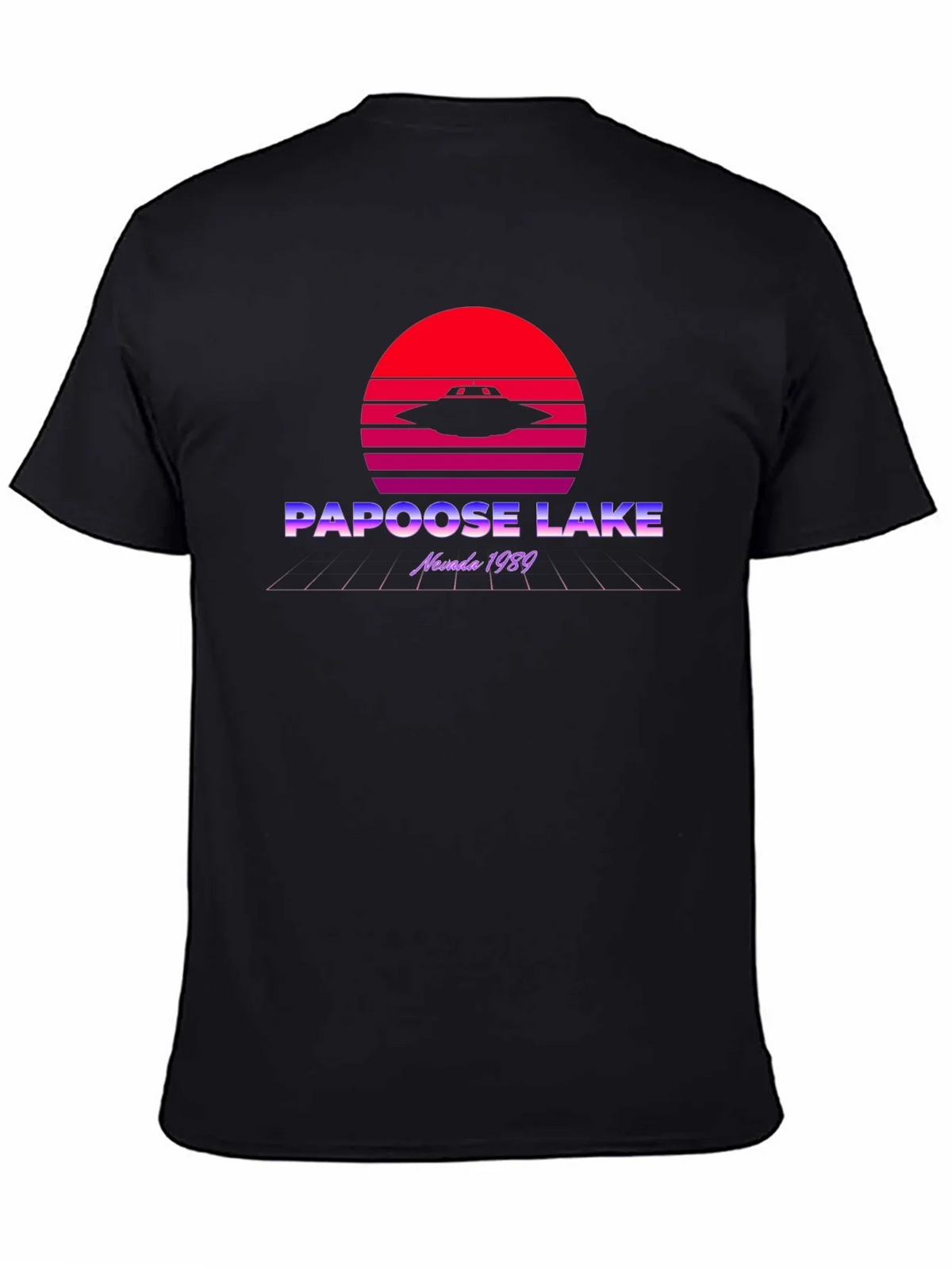 Papoose Lake UFO T-Shirt - Retro Nevada 1989 product image 4
