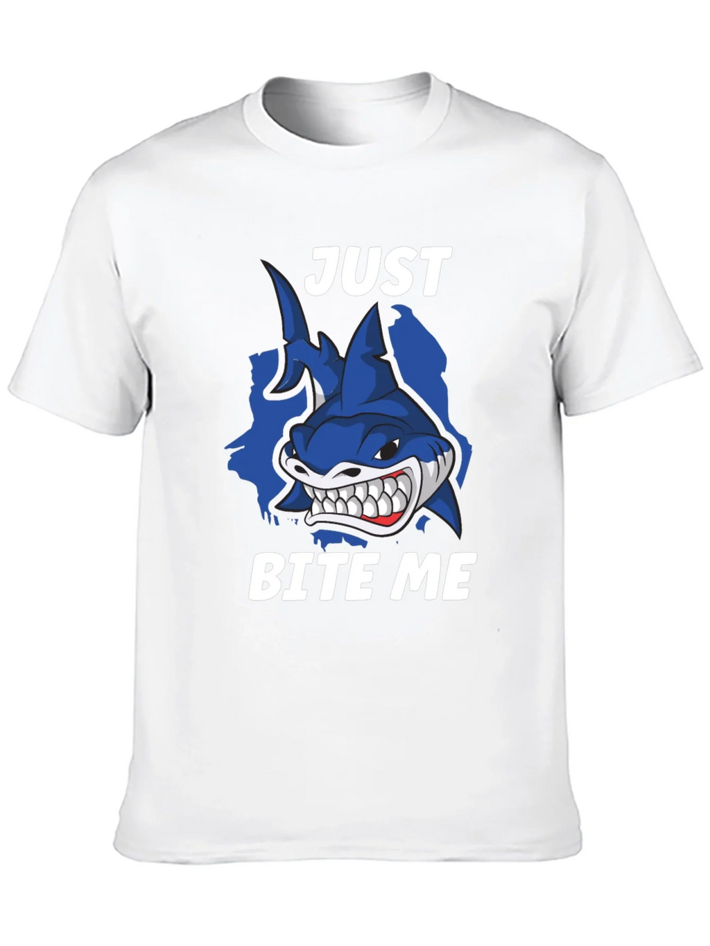 Just Bite Me Shark T-Shirt - Funny Novelty Tee product image 9
