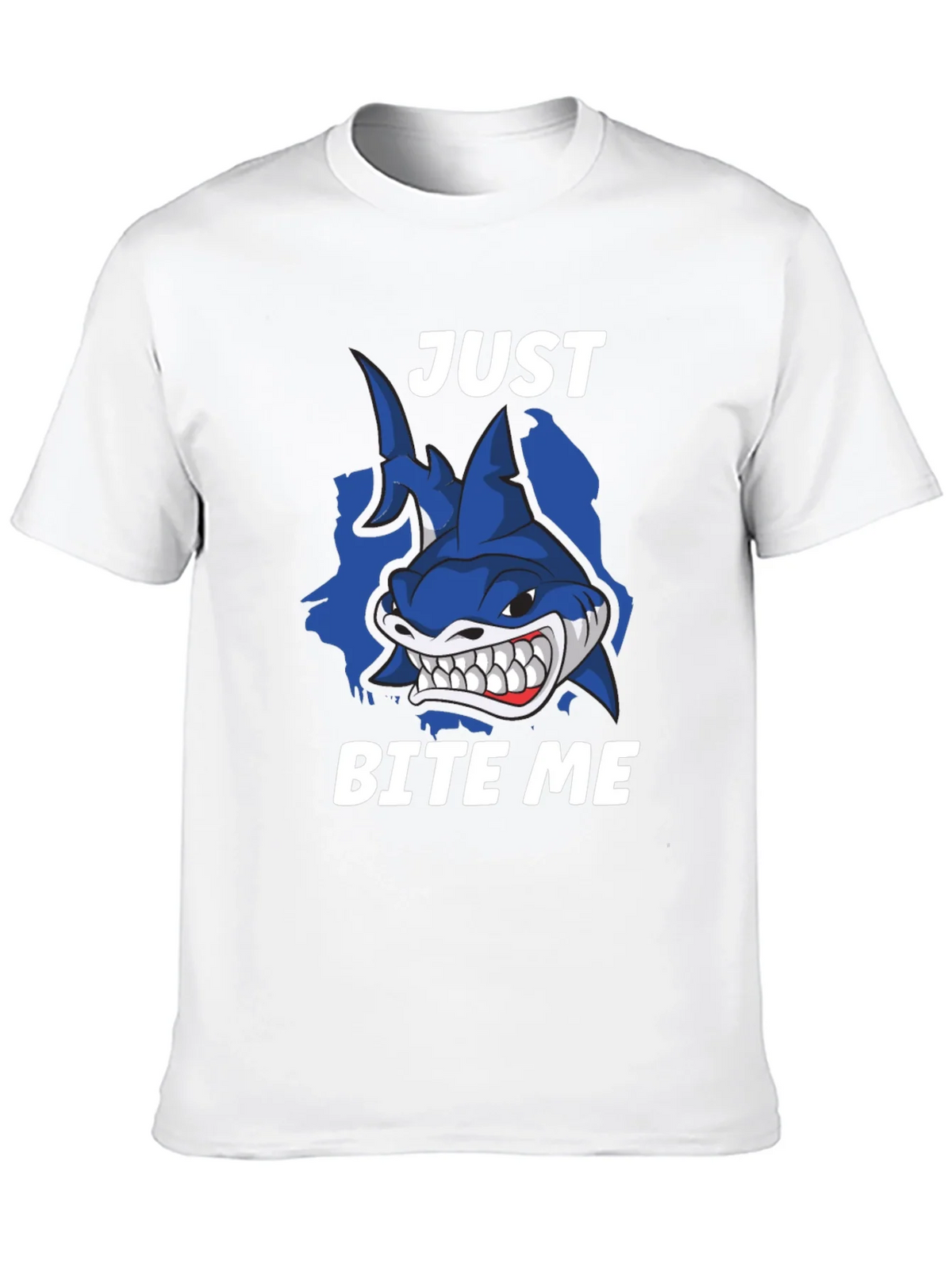 Just Bite Me Shark T-Shirt - Funny Novelty Tee product image 9