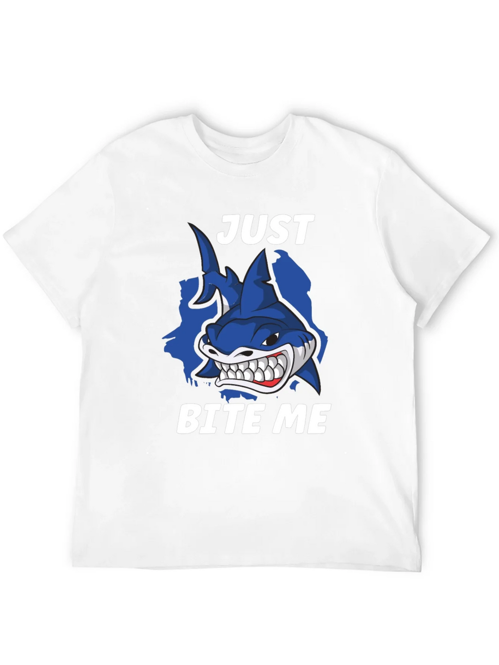 Just Bite Me Shark T-Shirt - Funny Novelty Tee product image 11