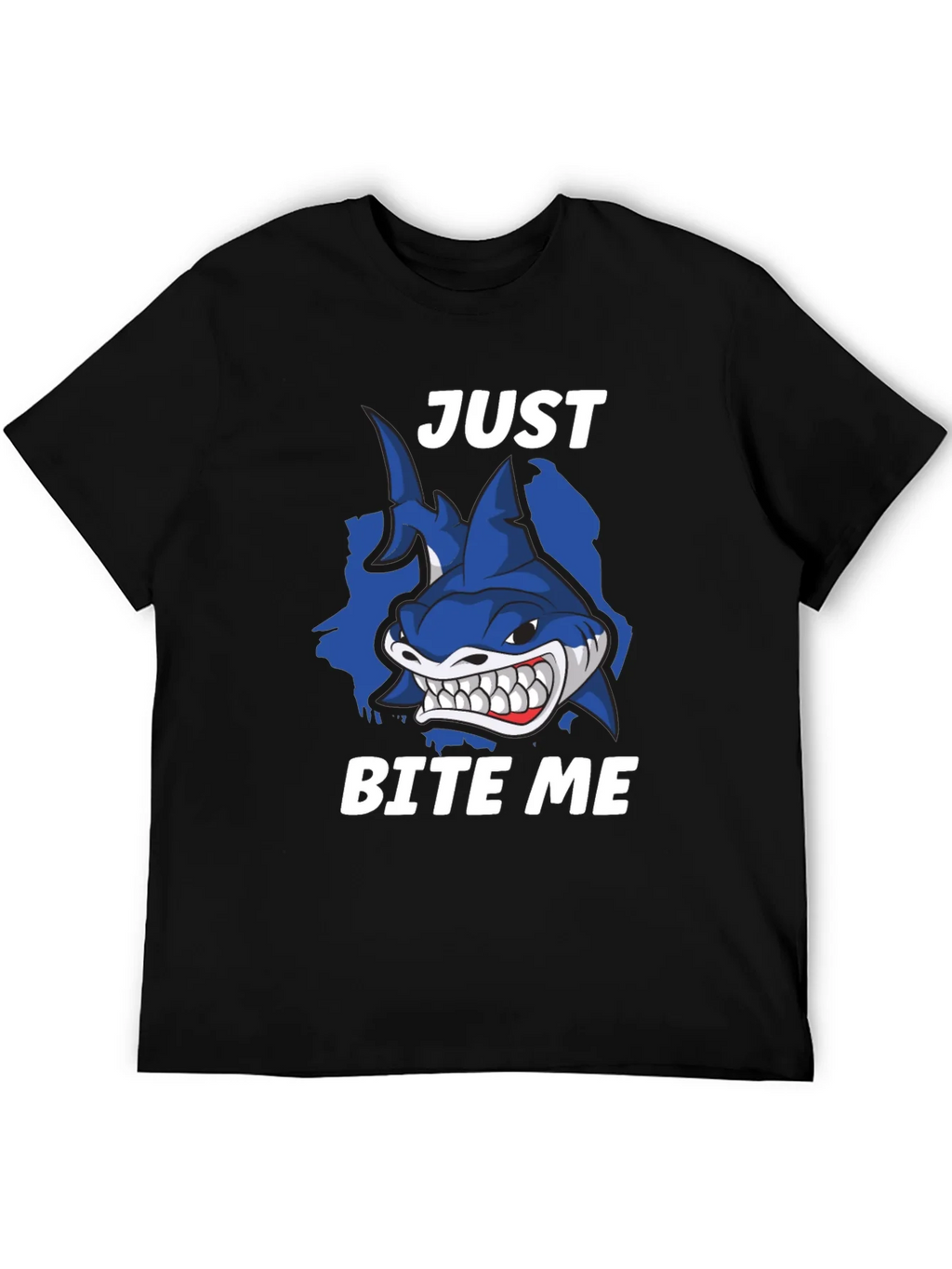 Just Bite Me Shark T-Shirt - Funny Novelty Tee product image 5