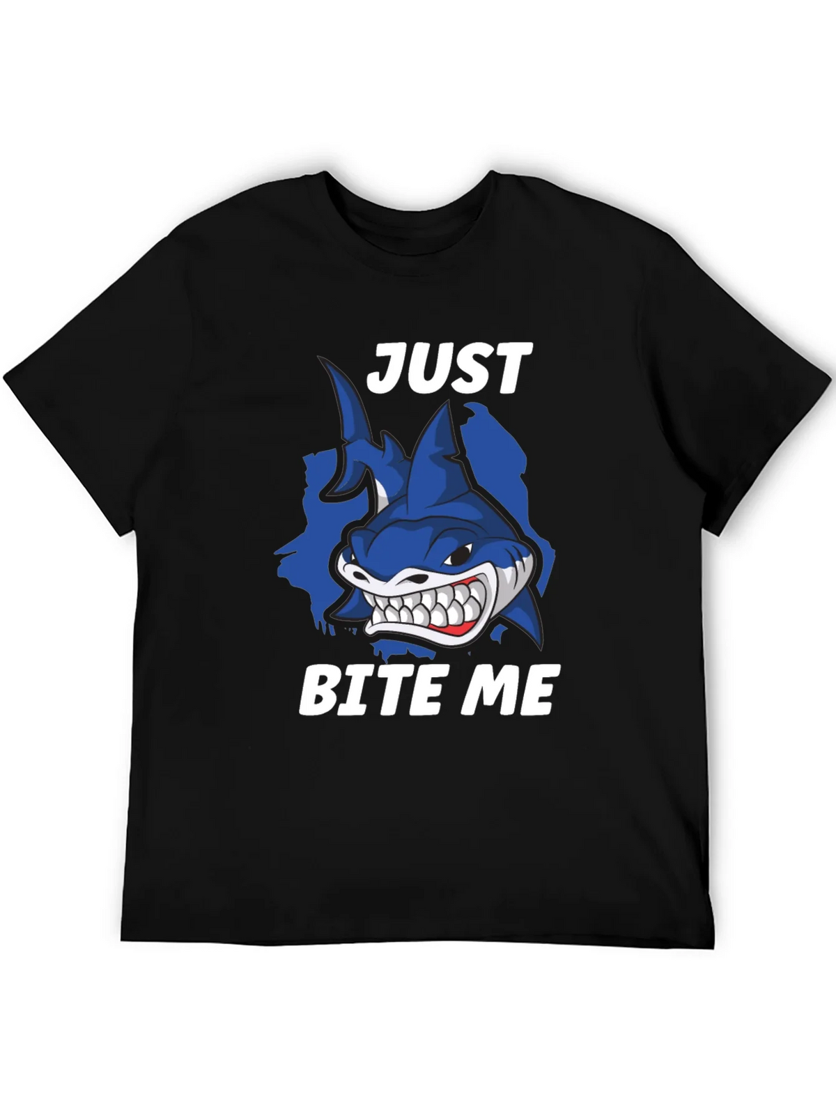 Just Bite Me Shark T-Shirt - Funny Novelty Tee product image 5