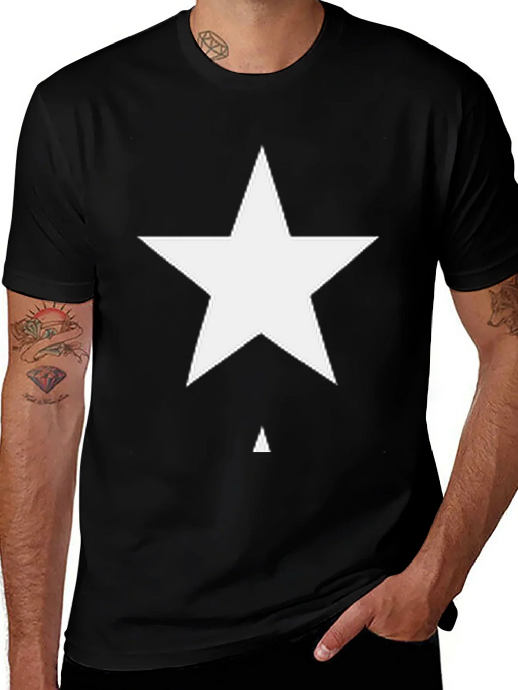 Starman Black T-Shirt - Classic Rock Tee product image 1