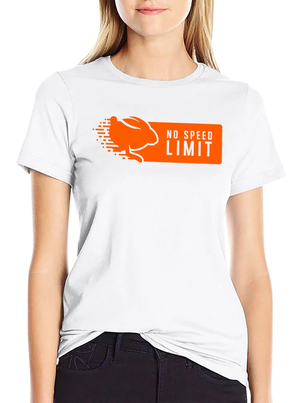 No Speed Limit Rabbit Graphic T-Shirt product image 8