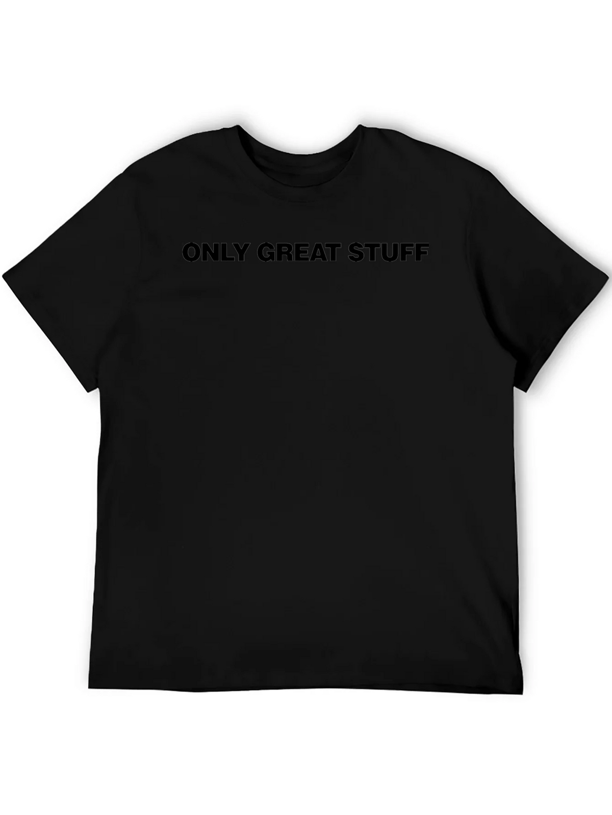 Only Great Stuff Black Crew Neck T-Shirt product image 5