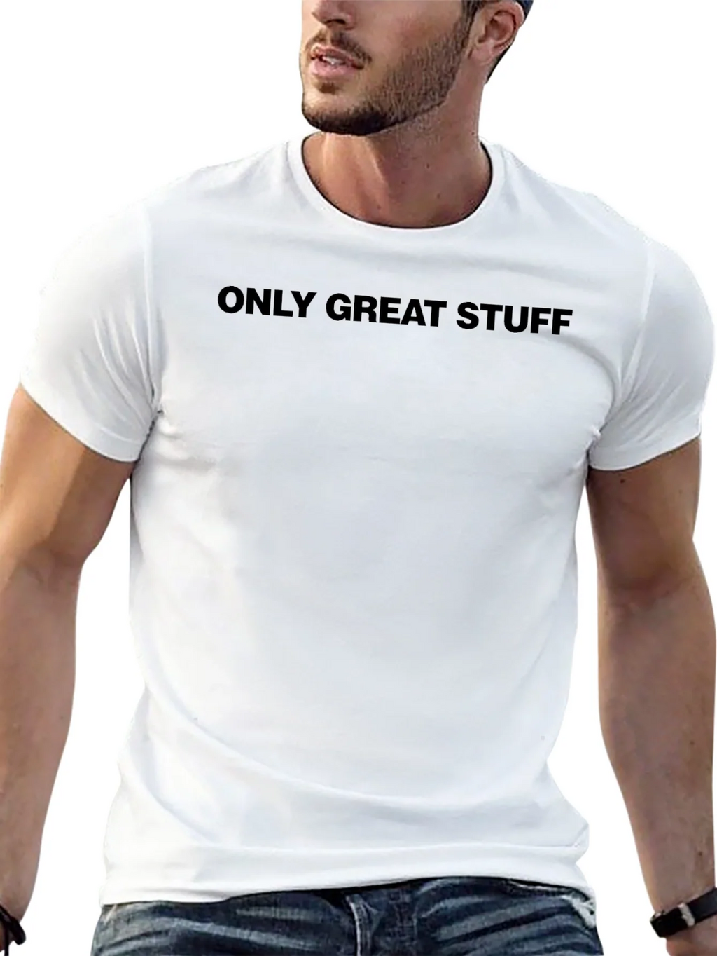 Only Great Stuff Black Crew Neck T-Shirt product image 12