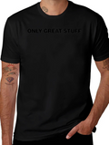 Only Great Stuff Black Crew Neck T-Shirt product image 1