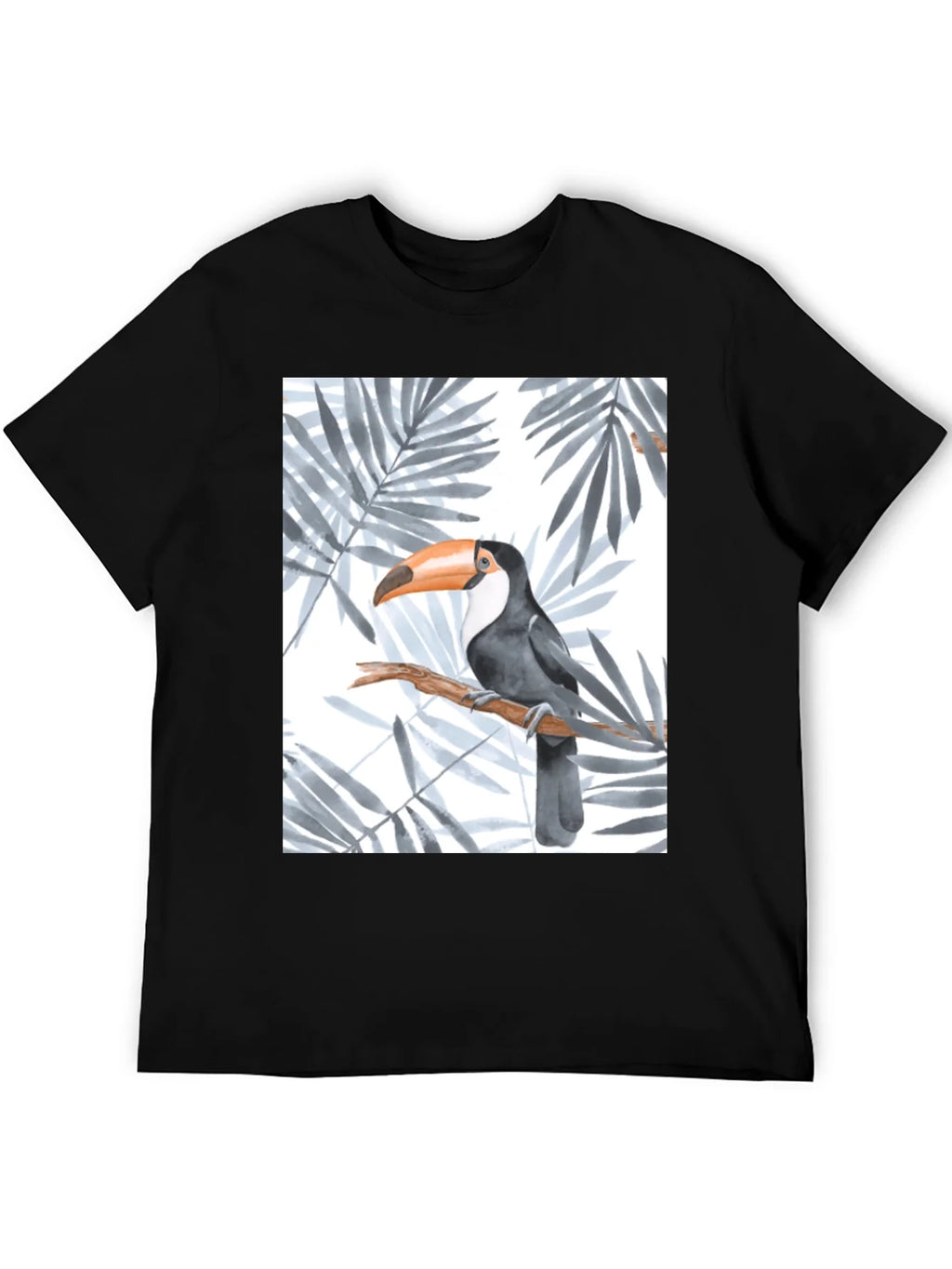 Toucan Graphic Black T-Shirt product image 5
