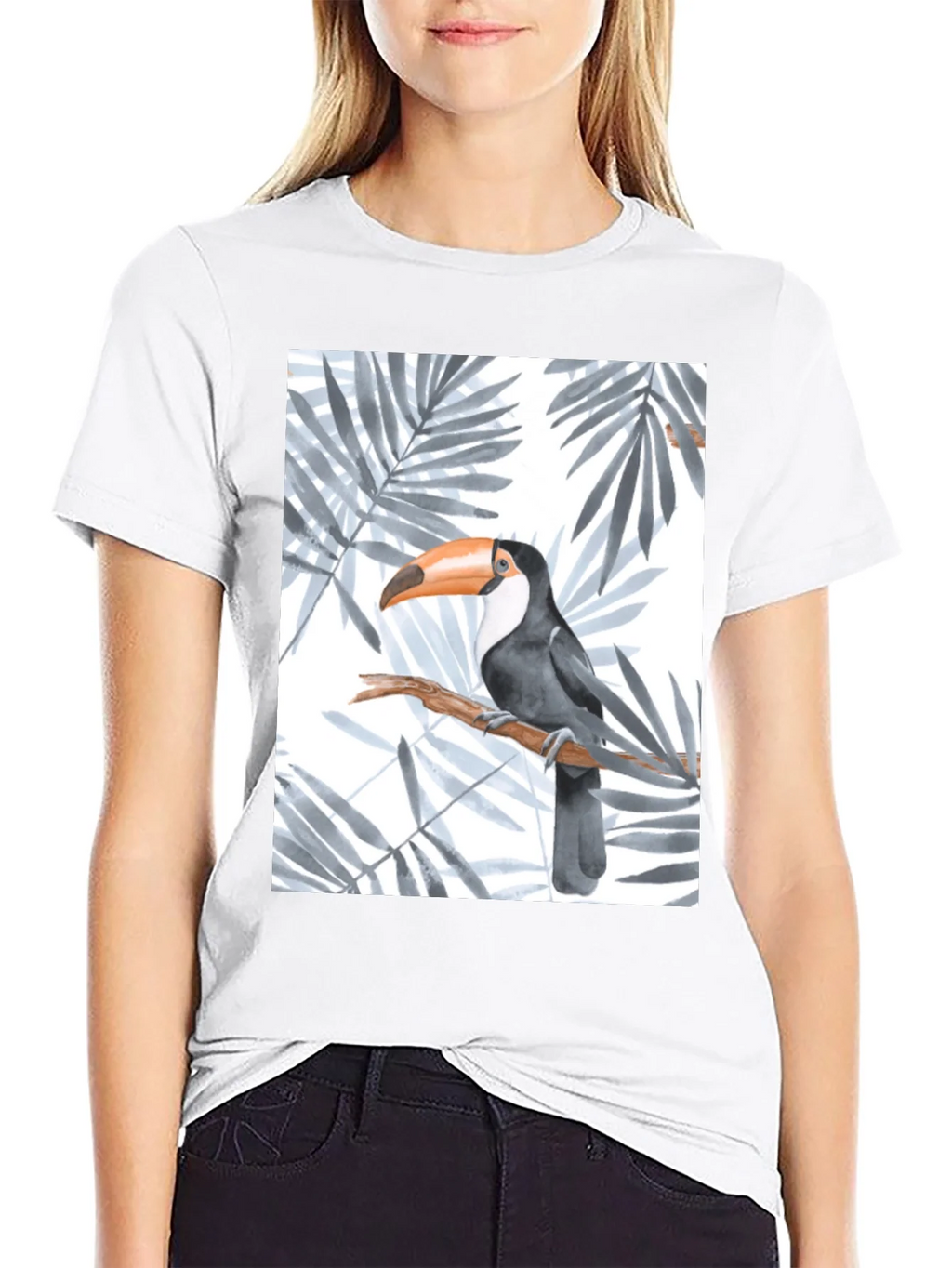 Toucan Graphic Black T-Shirt product image 8