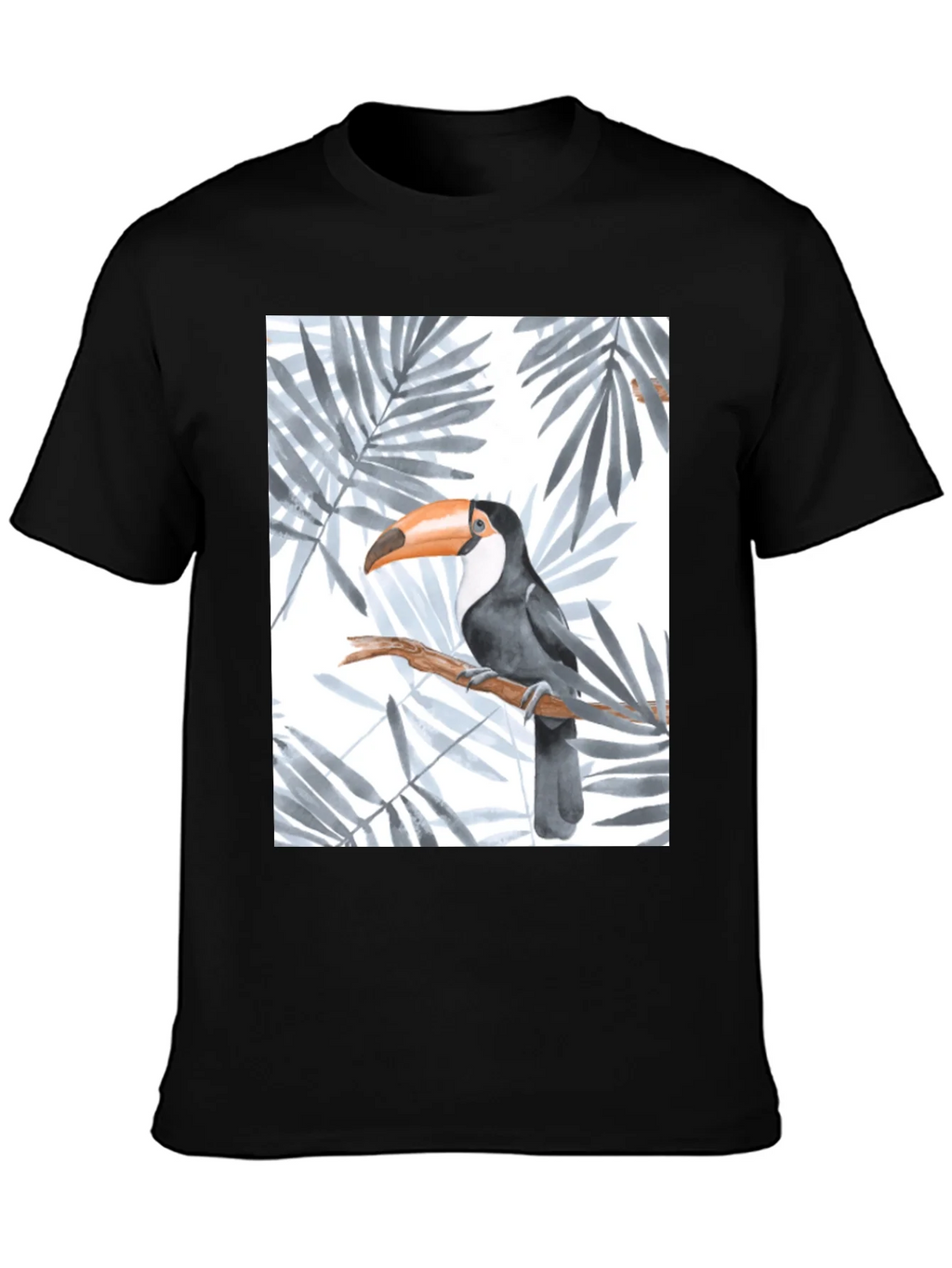 Toucan Graphic Black T-Shirt product image 3