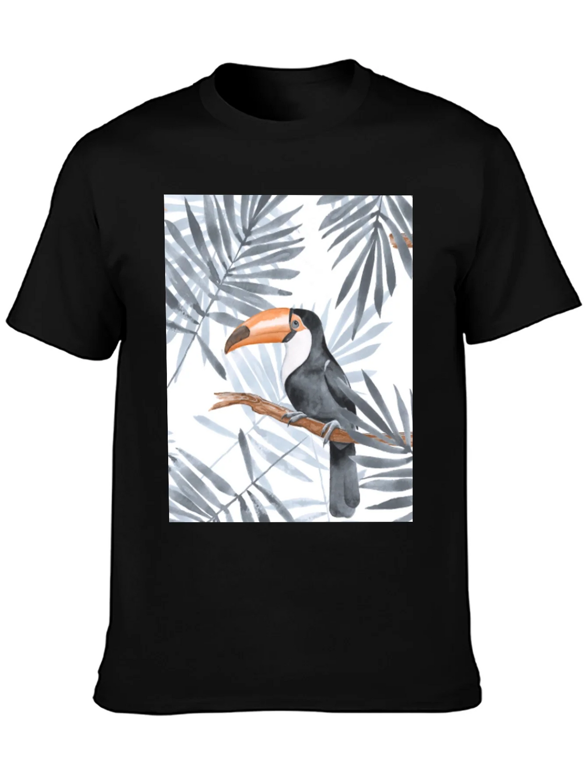 Toucan Graphic Black T-Shirt product image 3