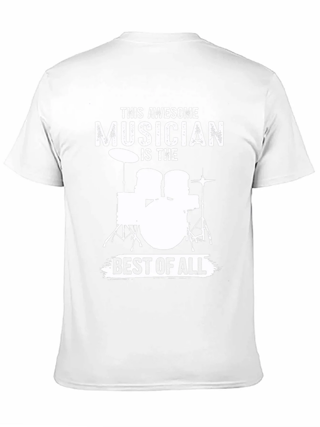 Awesome Musician Drum Set T-Shirt product image 10