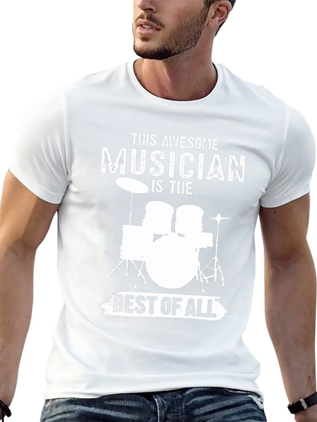 Awesome Musician Drum Set T-Shirt product image 12