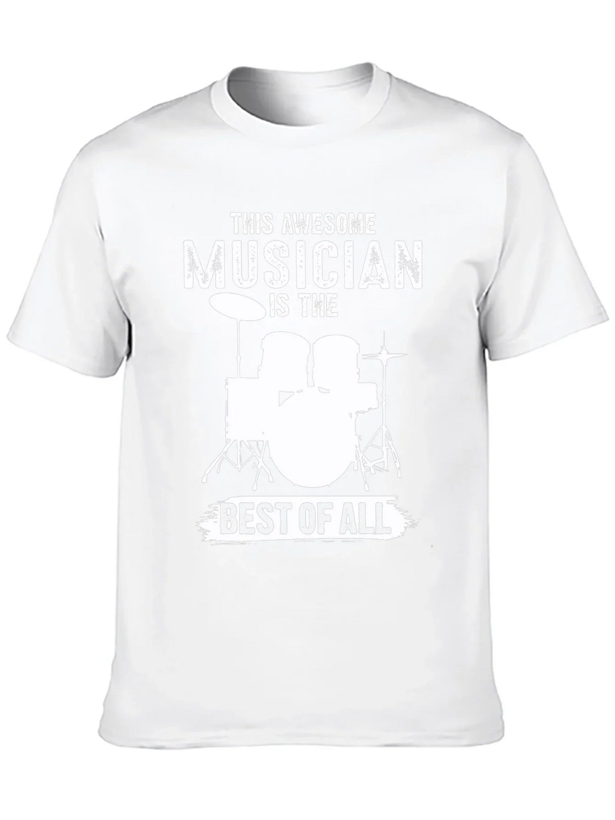 Awesome Musician Drum Set T-Shirt product image 9