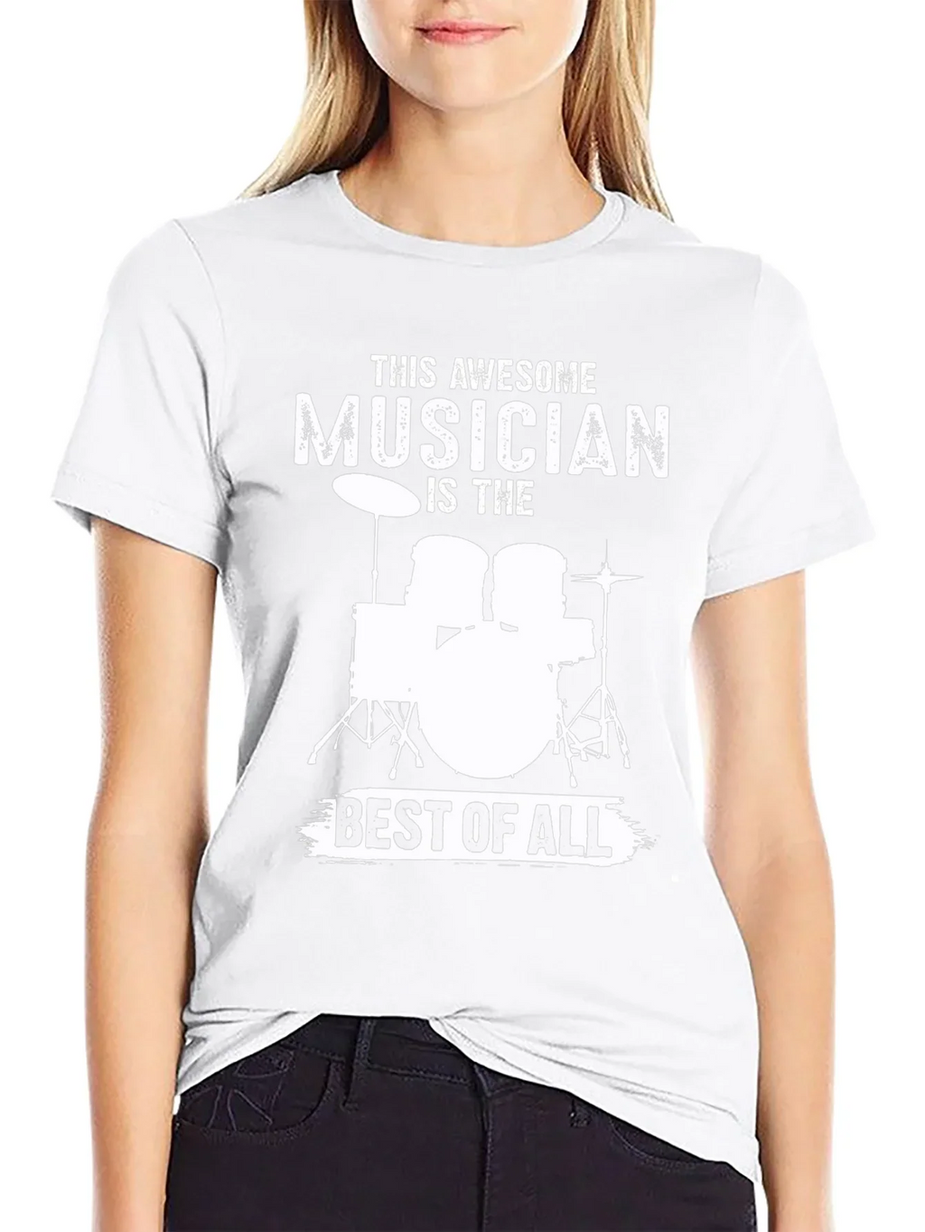 Awesome Musician Drum Set T-Shirt product image 8