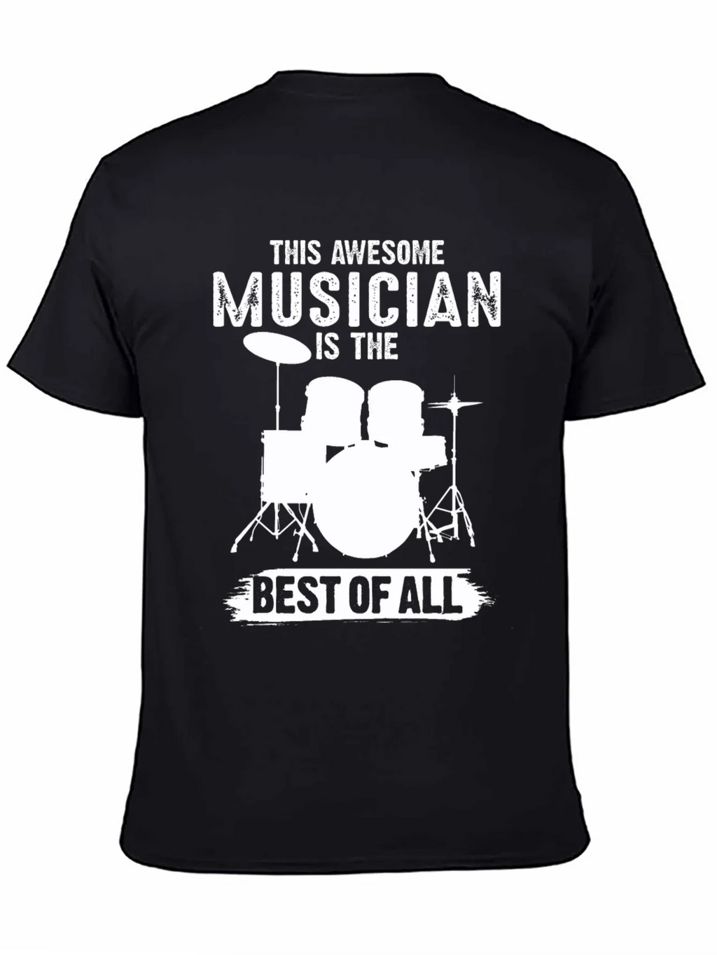 Awesome Musician Drum Set T-Shirt product image 4