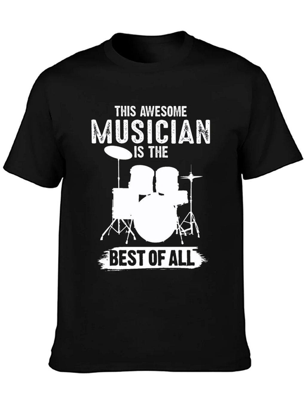 Awesome Musician Drum Set T-Shirt product image 3